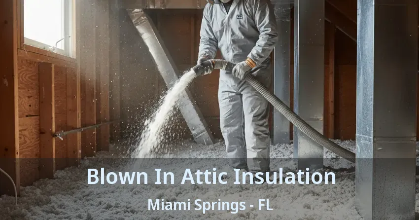Blown In Attic Insulation Miami Springs - FL