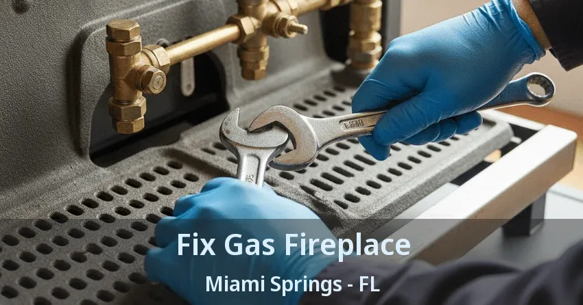 Fix Gas Fireplace Miami Springs - FL