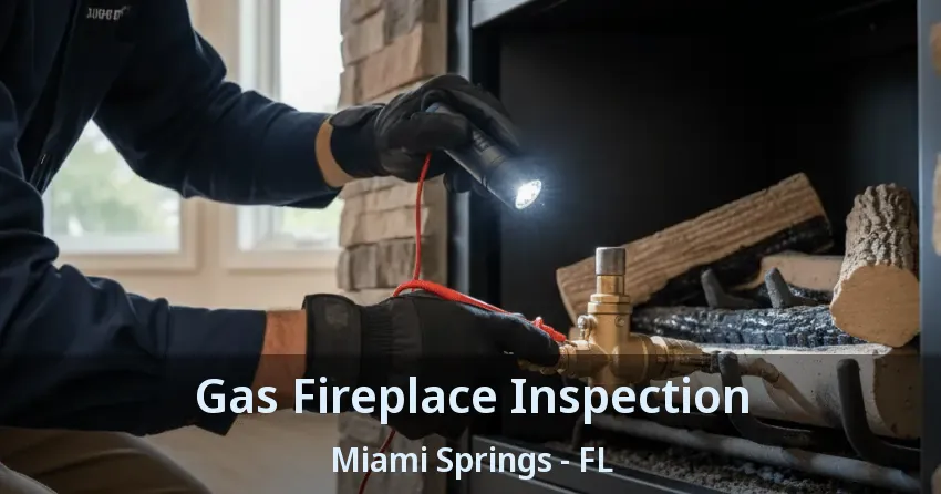 Gas Fireplace Inspection Miami Springs - FL